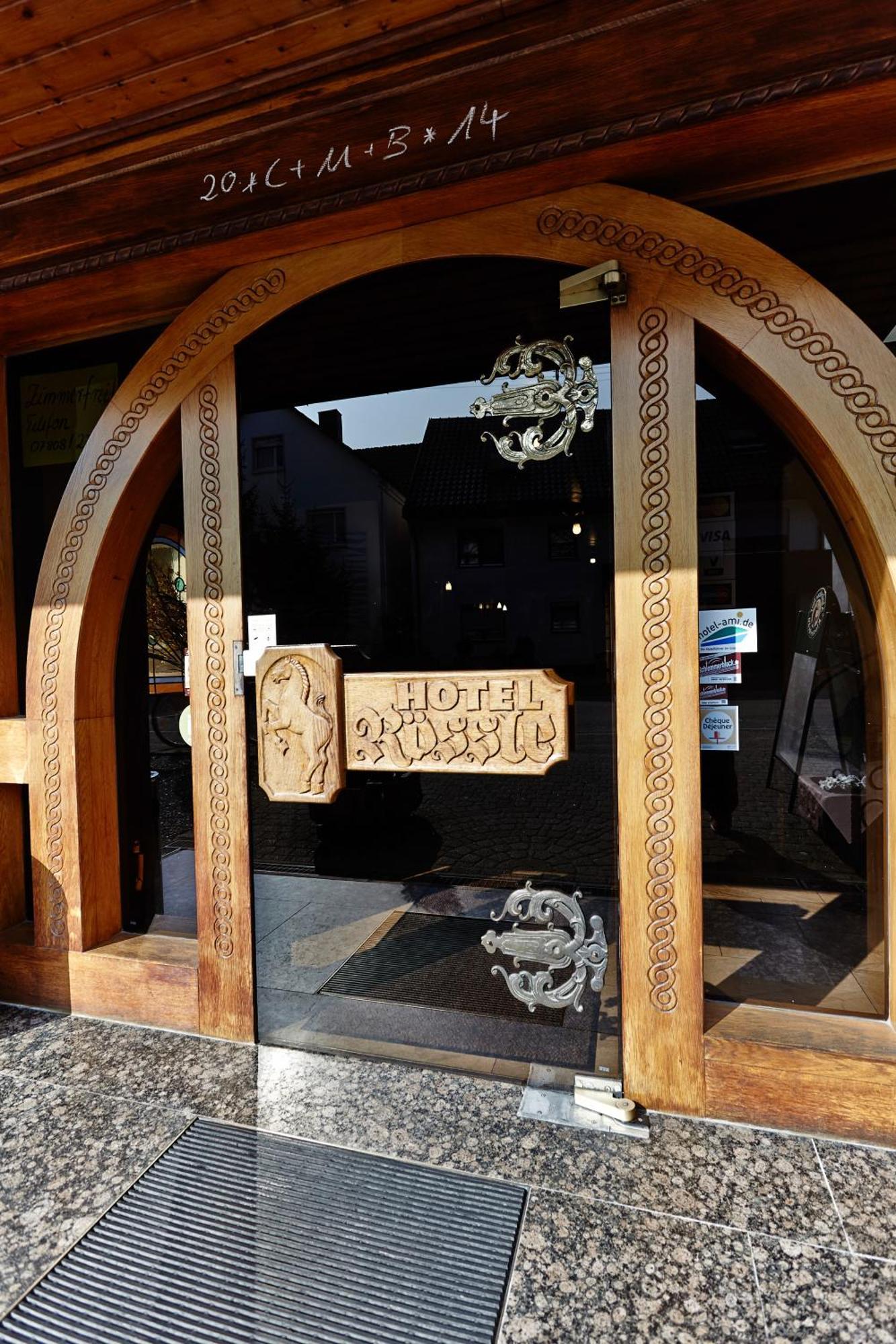 Hotel Landgasthaus Roessle Hohberg Bagian luar foto