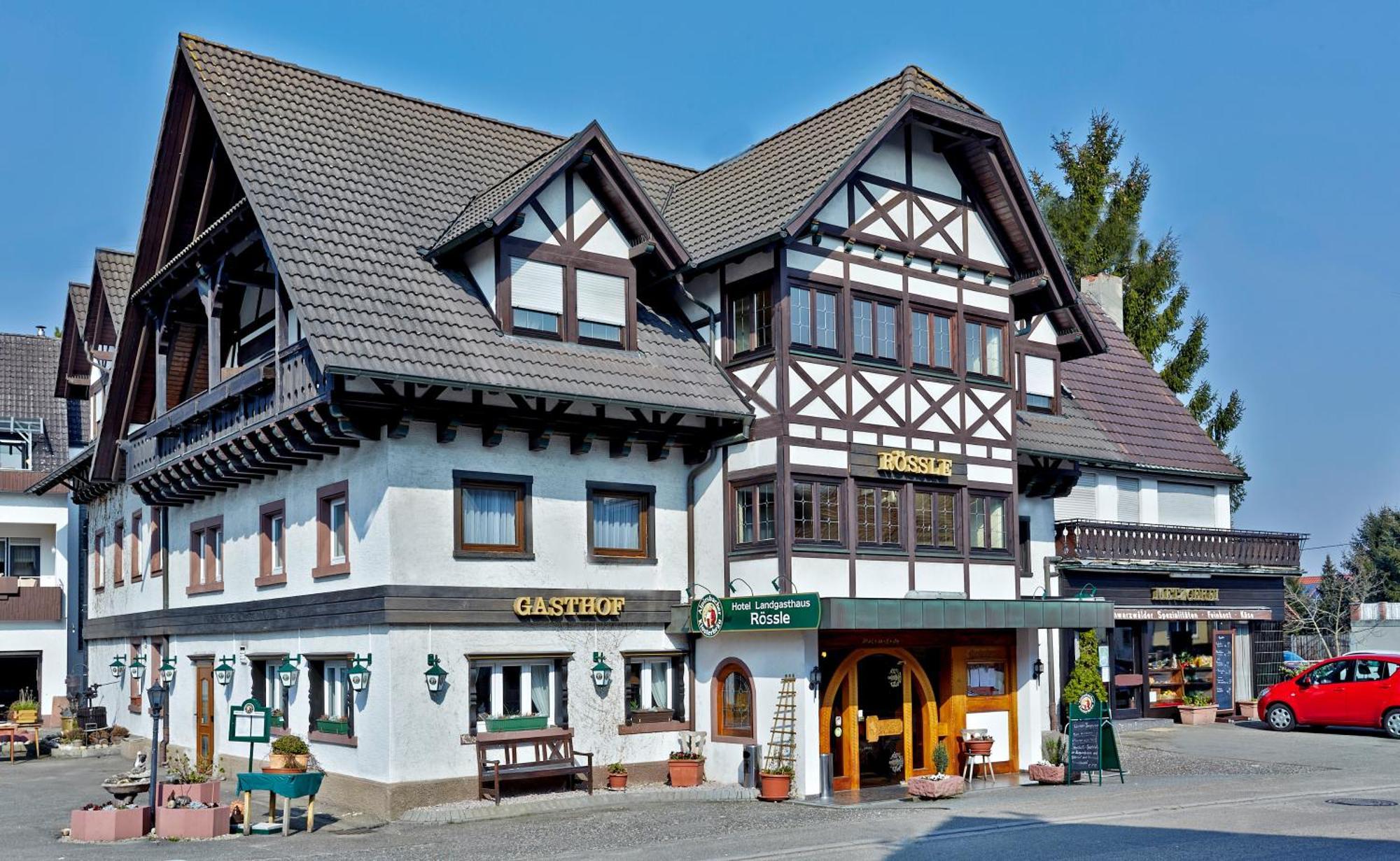 Hotel Landgasthaus Roessle Hohberg Bagian luar foto